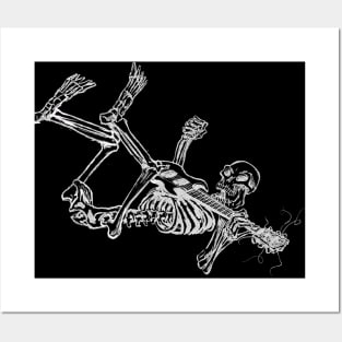 Skeleton Rocker Posters and Art